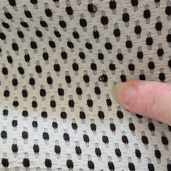 Express Black and White Polka Dot Fit & Flare Mini Dress Size 10 - Picture 10 of 12